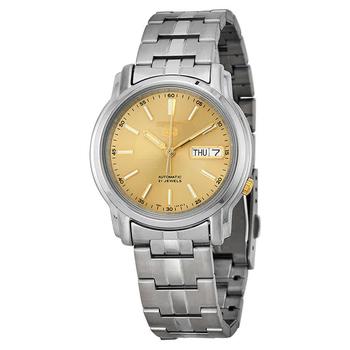 精工鸡尾酒, Seiko | Automatic Champagne Dial Stainless Steel Mens Watch SNKL81商品图片 3.9折