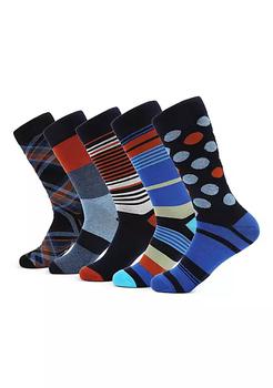product Men's Groovy Designer Dress Socks 5 Pack image