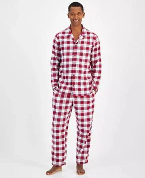 Club Room | Men's 2-Pc. Sato Plaid Flannel Pajama Set, Created for Macy's,商家Macy's,价格¥150