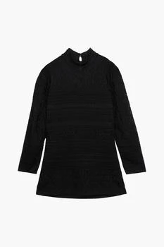 推荐Ribbed and jacquard-knit turtleneck sweater商品