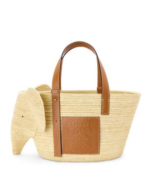 罗意威包直邮, Loewe | Woven Elephant Basket Tote Bag商品图片 