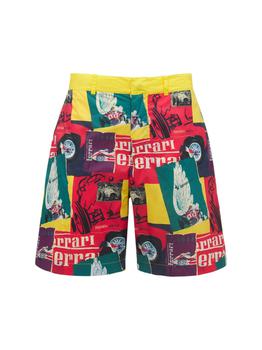 巴伯尔图片, FERRARI | Printed Pictures Tech Casual Shorts商品图片 额外7.5折, 额外七五折
