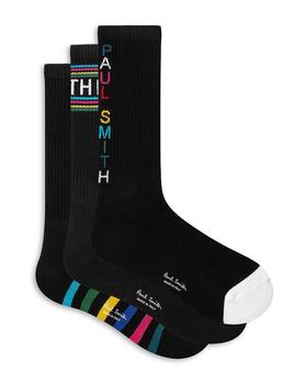 Paul Smith | Crew Socks, Set of 3商品图片,独家减免邮费