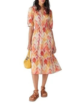 ba&sh | Anissa Cotton Printed Midi Dress 6折