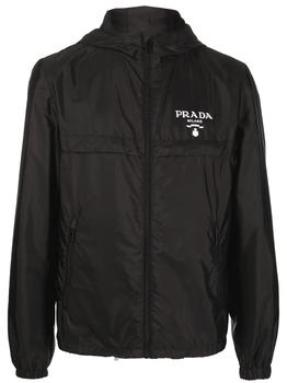 推荐PRADA hooded zip-up jacket商品