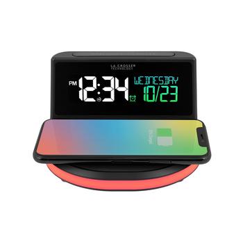 商品617-148 Wireless Charging Alarm Clock with Glowing Light Base,商家Macy's,价格¥256图片