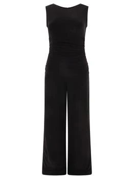 Norma Kamali | Shirred Waist Jumpsuit Dresses Black,商家Wanan Luxury,价格¥616
