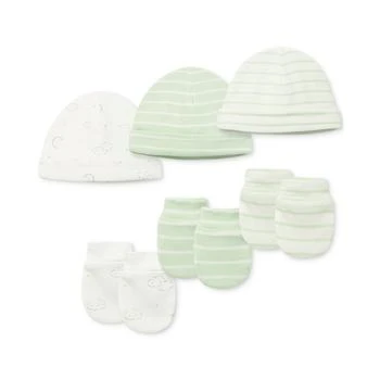 Little Me | Baby Joy 9-Pc. Cotton Hats & Mittens Set,商家Macy's,价格¥114