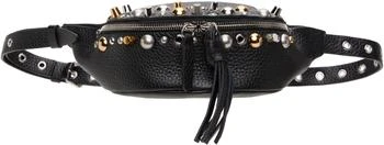 Valentino | Black Nellcôte Belt Bag,商家Ssense US,价格¥14870