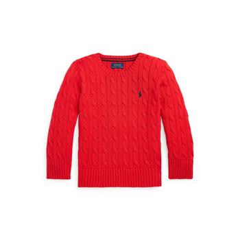 商品Cable-Knit Cotton Sweater (Little Kids)图片