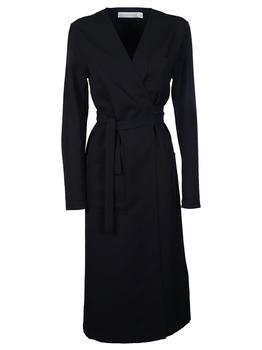 推荐Victoria Beckham Women's  Blue Polyester Coat商品
