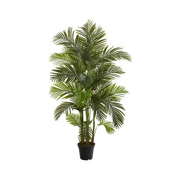 NEARLY NATURAL, NEARLY NATURAL | Areca Palm Artificial Tree, 6'商品图片 