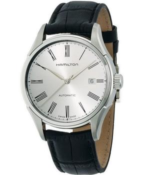 加拿大watchmaxx, Hamilton | Hamilton American Classic Valiant Auto Silver Dial Black Leather Strap Men's Watch H39515754商品图片 6.5折