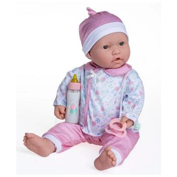 JC TOYS | La Baby 17" Soft Body Baby Doll 3-Piece Outfit with Pacifier, Magic Bottle Set,商家Macy's,价格¥218