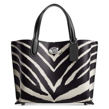 Coach | Willow 24 Zebra Print Tote 6折, 独家减免邮费