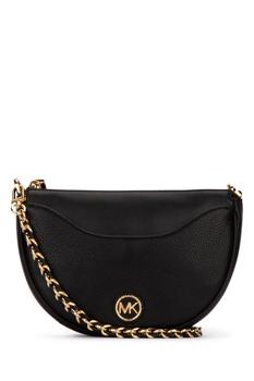 推荐Michael Michael Kors Logo Plaque Zip-Up Shoulder Bag商品