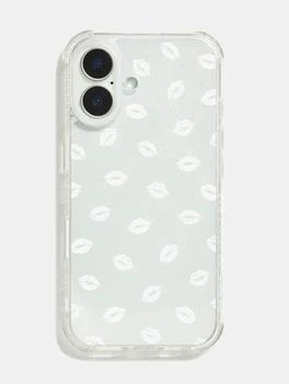Skinnydip London | White Ditsy Kisses Shock iPhone Case,商家Skinnydip,价格¥271