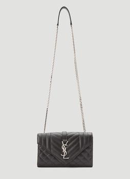 推荐Envelope Satchel Small Shoulder Bag in Black商品