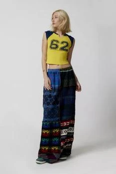 Urban Renewal | Urban Renewal Re/Creative Remade Patterned Sweater Maxi Skirt,商家Urban Outfitters,价格¥214