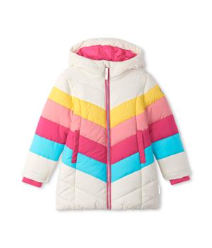 商品Retro Rainbow Stripes Puffer Jacket (Toddler/Little Kids/Big Kids)图片