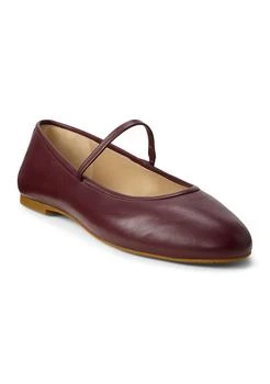 Ralph Lauren | Jayna Nappa Leather Mary Jane Flats,商家Belk,价格¥922