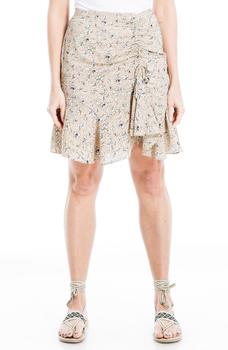 MAXSTUDIO | Side Cinched Ruffle Hem Shorts商品图片,2.2折