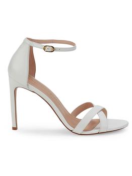 stuart weitzman凉鞋代购, Stuart Weitzman | ​Nudistsong Leather Stiletto Sandals商品图片 4.3折