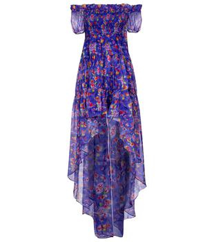CAROLINE CONSTAS图片, CAROLINE CONSTAS | Dora floral silk chiffon dress商品图片 5.9折