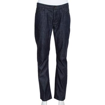 推荐Burberry Navy Blue Denim Straight Leg Steadman Jeans S商品