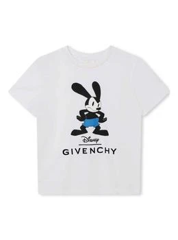 推荐White T-shirt With Disney cartoon Print And Logo In Cotton Boy商品