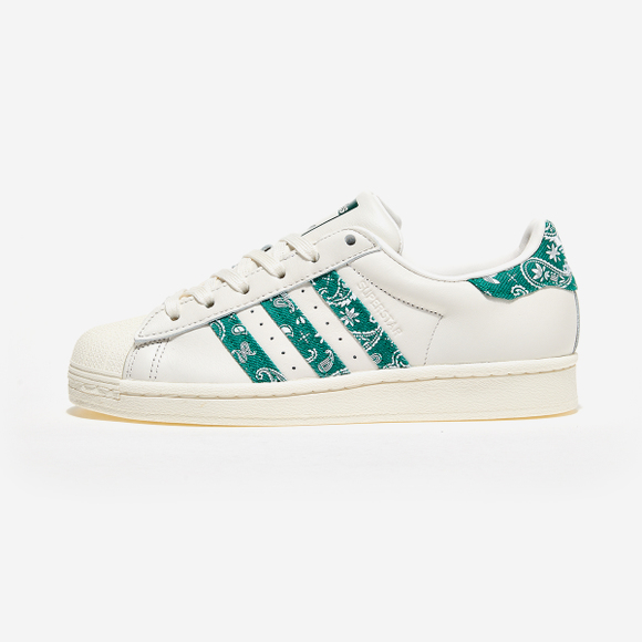 阿迪达斯贝壳头, Adidas | 【Brilliant|包邮包税】阿迪达斯 SUPERSTAR  运动鞋 SNEAKERS  HP5509 CLOWHI/BGREEN/OWHITE商品图片 额外9折, 包邮包税, 额外九折