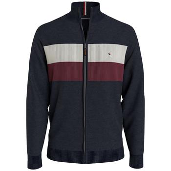 Tommy Hilfiger | Men's Colorblocked Stripe Full-Zip Sweater商品图片,6.9折