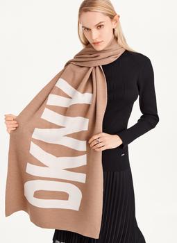 DKNY | Oversized Logo Scarf商品图片,额外8折, 额外八折