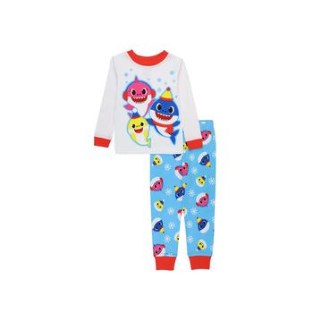 AME | Toddler Boys Baby Shark Top and Pajama Set, 2 Piece商品图片,