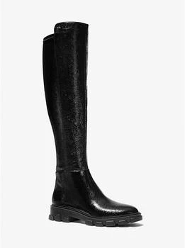 Michael Kors | Crackled Faux Patent Leather Boot 