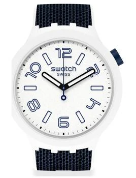 Swatch | Deep Snow Quartz White Dial Men's Watch SO27W102 6.7折, 满$75减$5, 满减