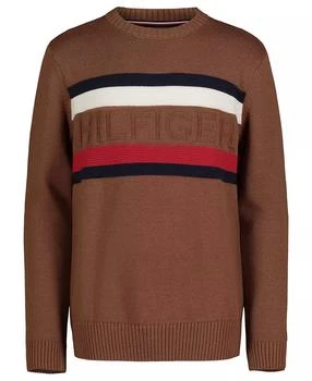 Tommy Hilfiger | Toddler and Little Boys Ottoman Stripe Crewneck Sweater,商家Macy's,价格¥281