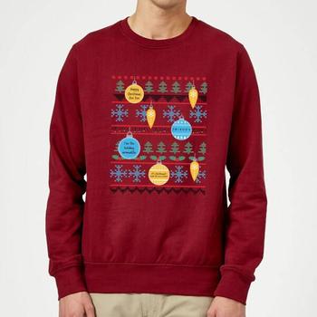 推荐Friends Baubles Sweatshirt - Burgundy商品