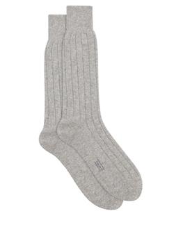推荐Ribbed cashmere socks商品