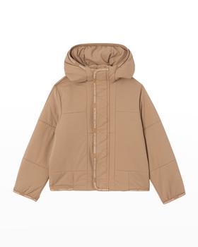 商品Boy's Perry Hooded Logo Trim Jacket, Size 3-14,商家Neiman Marcus,价格¥1789图片