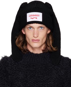 Charles Jeffrey Loverboy | Black Chunky Rabbit Beanie商品图片,独家减免邮费