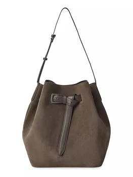 Brunello Cucinelli | Suede Soft Bag with Belt Detail,商家Saks Fifth Avenue,价格¥31505