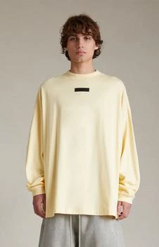 Essentials | Garden Yellow Long Sleeve T-Shirt,商家PacSun,价格¥256
