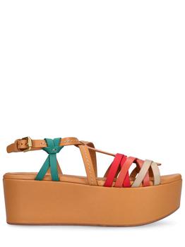 商品See by Chloé | 60mm Ortiz Leather Wedges,商家LUISAVIAROMA,价格¥3503图片