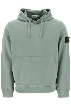 推荐Regular hoodie with coated detailing商品