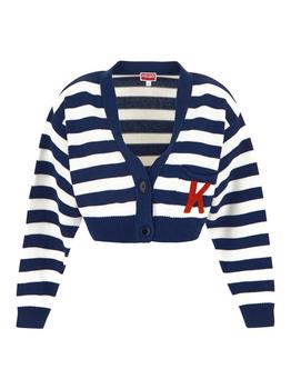 Kenzo | Cropped Striped Cardigan商品图片,额外8折, 额外八折