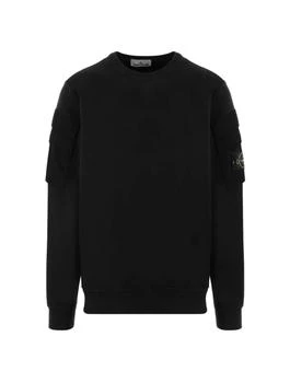 推荐JERSEY SWEATSHIRT WITH LOGO PATCH商品