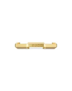 Gucci | 18K Yellow Gold Link To Love Mirror Ring,商家Bloomingdale's,价格¥7408