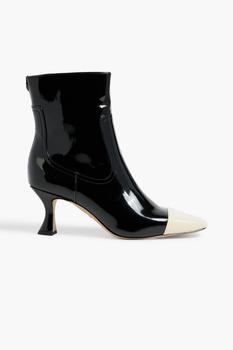 推荐Liivia two-tone faux patent leather ankle boots商品