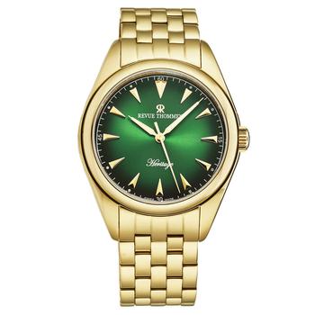 Revue Thommen | Heritage Automatic Green Dial Mens Watch 21010.2114商品图片,2折